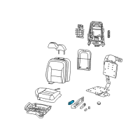 OEM Lincoln LS Seat Switch Diagram - XW4Z-14A701-CA