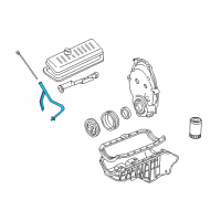 OEM 2002 GMC Sierra 1500 Oil Tube Diagram - 12561672