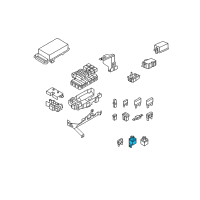 OEM 1997 Ford E-150 Econoline Club Wagon Flasher Diagram - F2UZ-13350-AA