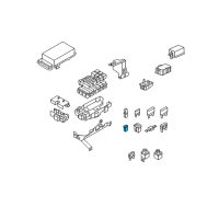 OEM Ford Explorer Maxi Fuse Diagram - 7T4Z-14526-B