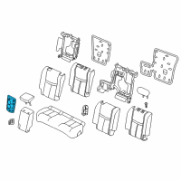 OEM 2019 Nissan Rogue Insert ARMREST Diagram - 88775-1FA0A