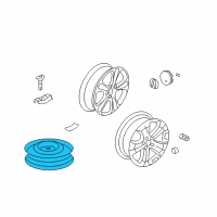 OEM 2012 Acura RDX Disk, Wheel (17X4T) Diagram - 42700-STK-A51