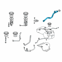 OEM 2018 Acura RDX Pipe Complete , Fuel Fi Diagram - 17660-TX4-A01