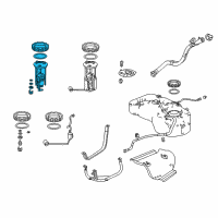 OEM 2014 Acura RDX Filter Set, Fuel Diagram - 17048-TX4-000