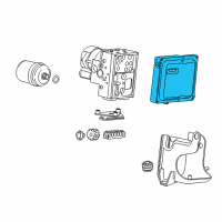 OEM 2016 Cadillac ELR Control Module Diagram - 22952526