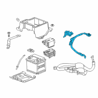 OEM 2018 Chevrolet Volt Negative Cable Diagram - 84021635