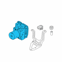 OEM 2017 BMW X6 Dsc Hydraulic Unit Diagram - 34-51-6-884-732