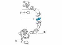 OEM GMC Inlet Pipe Gasket Diagram - 55497083