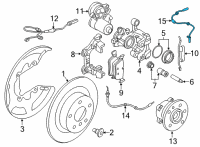 OEM 2021 BMW 228i xDrive Gran Coupe PULSE GENERATOR, DSC REAR Diagram - 34-52-6-895-882