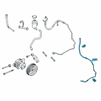 OEM 2019 Ford Transit-350 Return Hose Diagram - BK3Z-3A713-AC