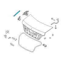 OEM 2015 Hyundai Equus LIFTER-Trunk Lid Diagram - 81771-3N001