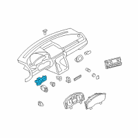 OEM Mercury Montego Headlamp Switch Diagram - 5G1Z-11654-FAB