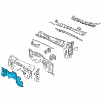 OEM 2010 Ford Explorer Insulator Diagram - 8L2Z-7801588-A