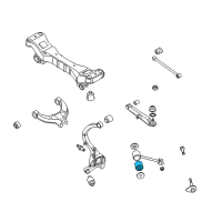 OEM 2005 Hyundai Sonata Bush-Trailing Arm Diagram - 55543-35010