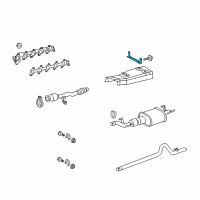 OEM 2006 Dodge Sprinter 3500 Bracket-Exhaust Diagram - 5119848AA