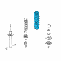 OEM 1999 Acura RL Spring, Rear (Showa) Diagram - 52441-SZ3-903