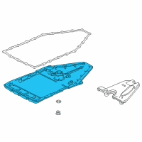 OEM 2000 BMW 740iL Automatic Transmission Oil Pan Diagram - 24-11-1-422-146