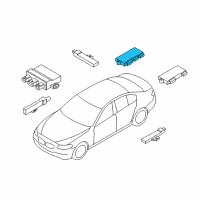 OEM 2015 BMW 550i Electrical Control Module Diagram - 61-35-6-809-372