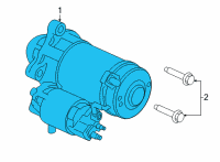 OEM 2021 Ford F-150 STARTER MOTOR ASY Diagram - ML3Z-11002-C