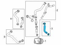 OEM 2022 Cadillac XT4 Outlet Hose Diagram - 24278345