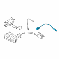 OEM 2013 Kia Soul Rear Oxygen Sensor Assembly Diagram - 392102E550