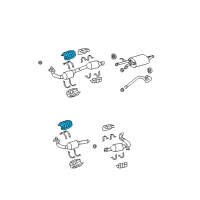 OEM 2018 Toyota Tundra Front Insulator Diagram - 18435-0S010