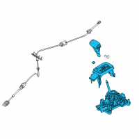 OEM 2006 Ford Fusion Gear Shift Assembly Diagram - 6E5Z-7210-H