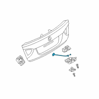 OEM 2011 BMW 328i xDrive Bowden Cable, Emergency Unlocking Diagram - 51-24-7-149-539