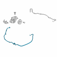 OEM 2011 Cadillac DTS Return Hose Diagram - 15794420