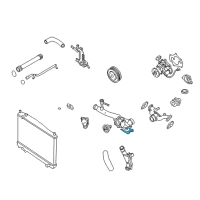 OEM 2008 Infiniti M45 Gasket-Water INLT Diagram - 13050-AR001