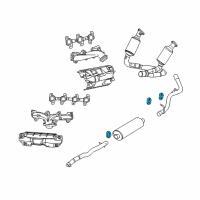 OEM Ram ISOLATOR-Exhaust Support Diagram - 52013742AA