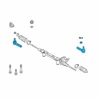 OEM 2016 Toyota Land Cruiser Outer Tie Rod Diagram - 45046-69236