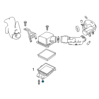 OEM Dodge Ram 1500 GROMMET-Air Cleaner Bracket Diagram - 4268295