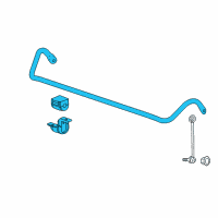 OEM Cadillac CTS Stabilizer Bar Diagram - 84458201