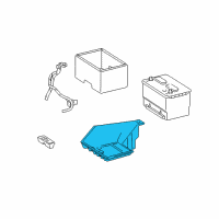 OEM 2012 Ram 1500 Tray-Battery Diagram - 55372500AE