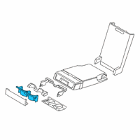 OEM 2017 BMW 530i Insert, Drink Holder Diagram - 52-20-7-348-433