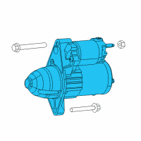 OEM 2019 Jeep Compass Engine Starter Diagram - 56029712AC