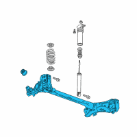 OEM Chevrolet Bolt EUV Axle Beam Diagram - 42776692