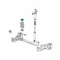 OEM Chevrolet Bolt EUV Upper Spring Insulator Diagram - 42402507