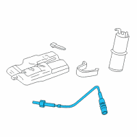 OEM BMW 740i Oxygen Sensor Diagram - 11-78-1-704-259