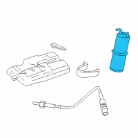 OEM 1997 BMW 540i Activated Charcoal Filter Diagram - 16-13-6-758-757