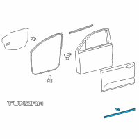 OEM 2017 Toyota Tundra Lower Seal Diagram - 67855-0C020