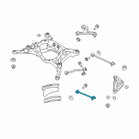 OEM 2020 Nissan GT-R Link Complete-Rear Suspension Lower, Front Diagram - 551A0-JF00A