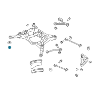 OEM 2015 Infiniti Q70L Nut Diagram - 55269-2Y00A