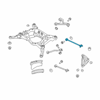 OEM 2018 Nissan GT-R Link Complete - Rear Suspension Lower, Rear Diagram - 551B0-JF00D