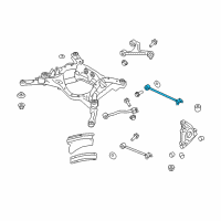 OEM 2020 Nissan GT-R Link Complete - Rear Suspension Lower, Rear Diagram - 551B0-JF00D