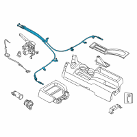 OEM 2017 Chevrolet City Express Rear Cable Diagram - 19316530