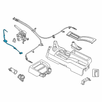 OEM 2017 Chevrolet City Express Front Cable Diagram - 19316529