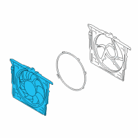 OEM 2012 BMW 760Li Fan Assembly Diagram - 17-11-7-601-909