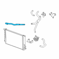 OEM Cadillac Return Hose Diagram - 23482940